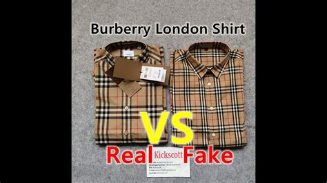 burberry shirt real or fake|How to Authenticate Burberry Clothing .